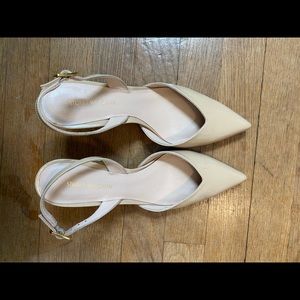 Stuart Wetitzman Patent Leather Slingbacks